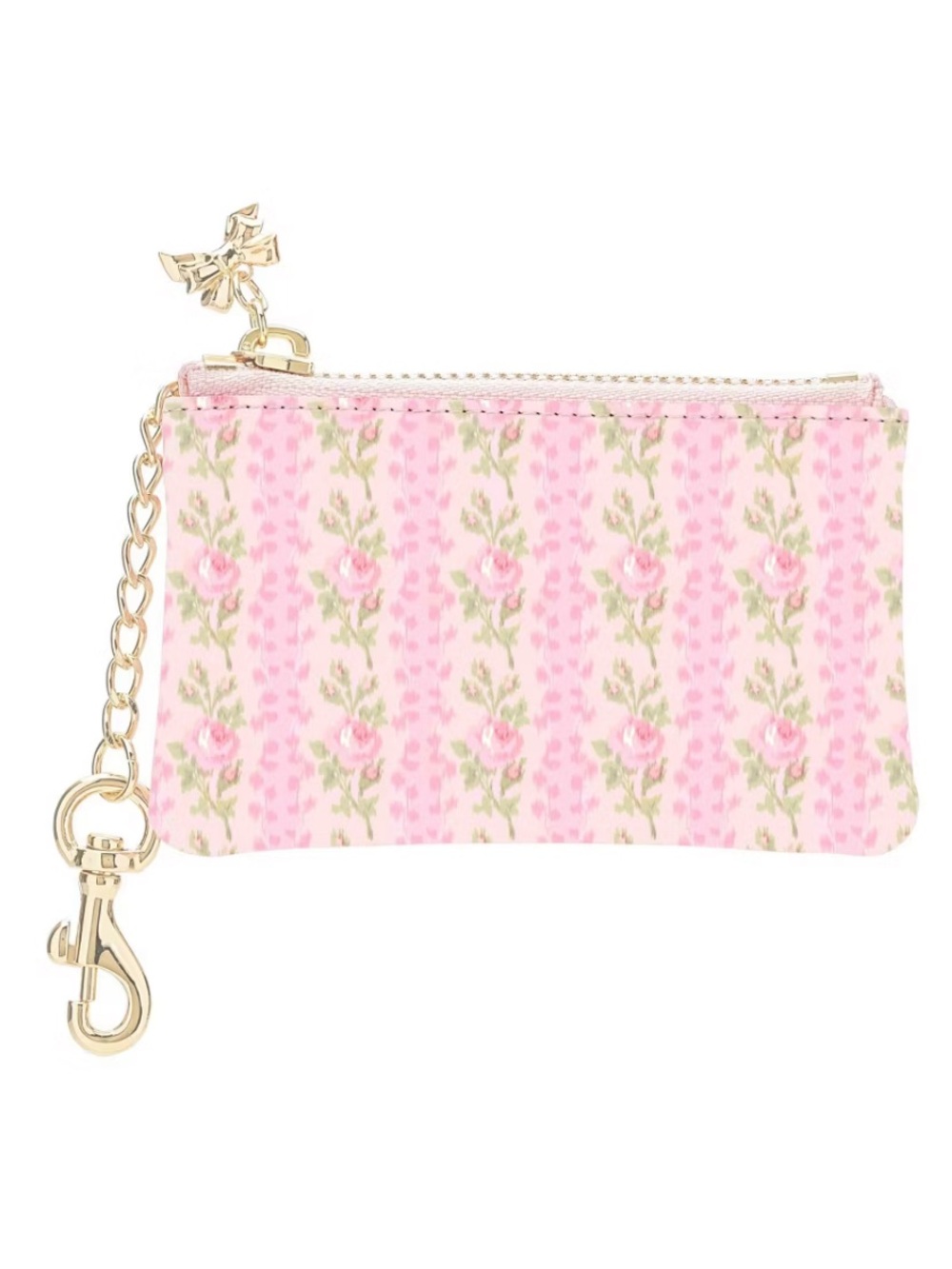 New Loveshackfancy – Case-Mate Blooming Heirloom Zipper Coin Pouch Strawberry